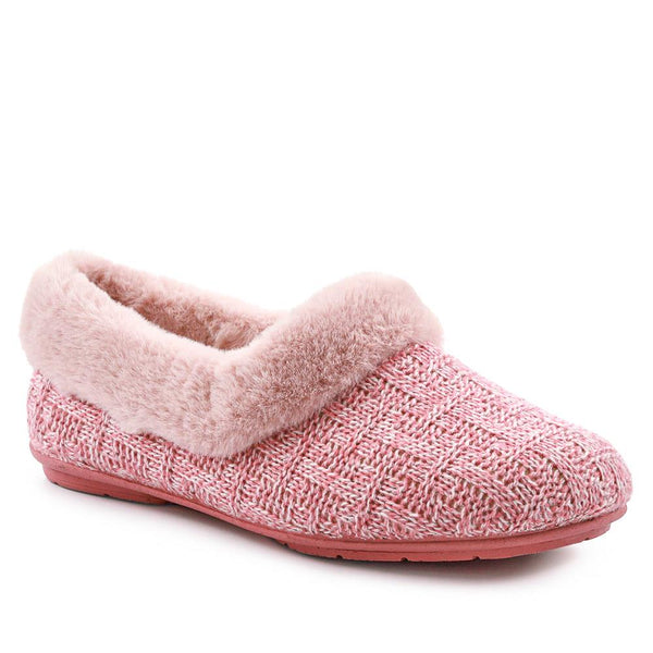 jones bootmaker Women's Fleetwood Warm Slippers - Pink