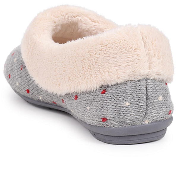 Jones Bootmaker Women's Floella Full Slippers - Grey Multi