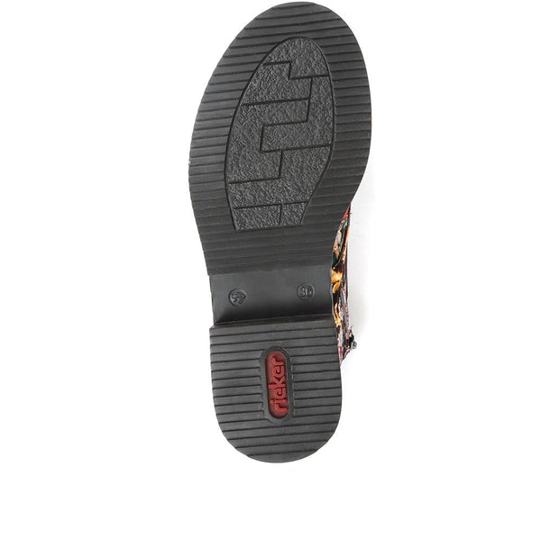 Jones Bootmaker Women's Floral Lace Up Boots - Floral