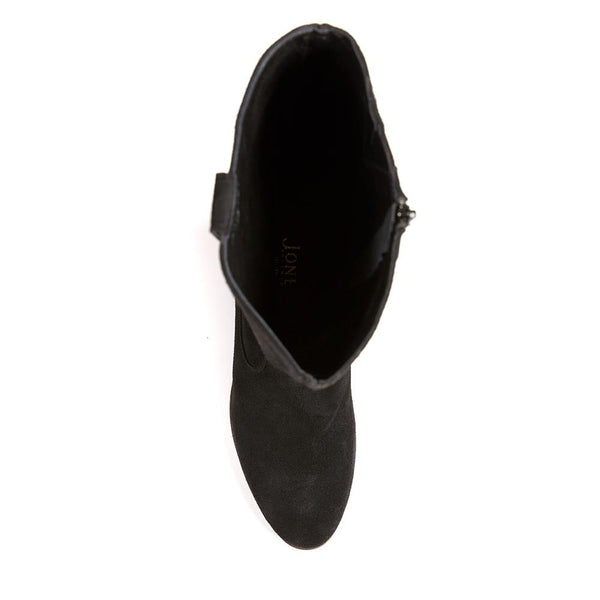 Jones Bootmaker Women's Florielong Suede Long Boots - Black Suede