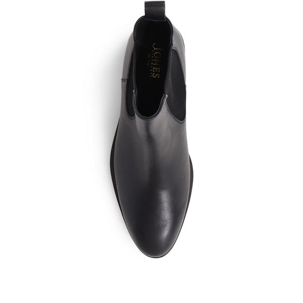 Jones Bootmaker Women's Forget-Me-Not Pointed Toe Chelsea Boots - Black