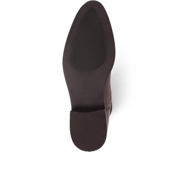 Jones Bootmaker Women's Forget-Me-Not Pointed Toe Chelsea Boots - Tan