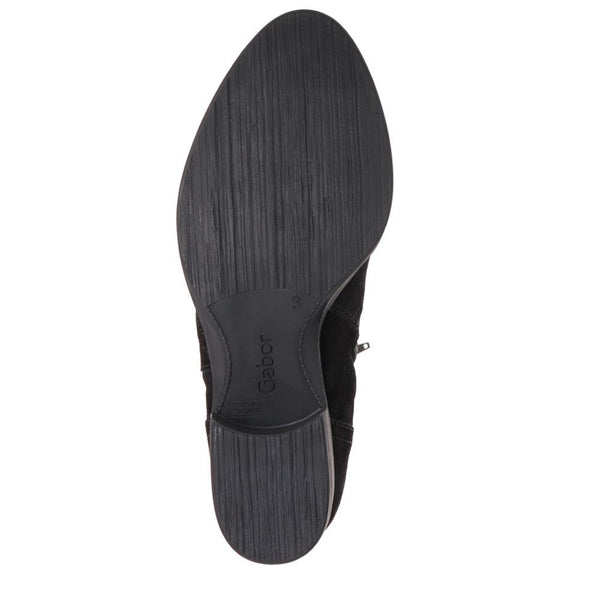 Jones Bootmaker Women's Garden Suede Long Boots - Black