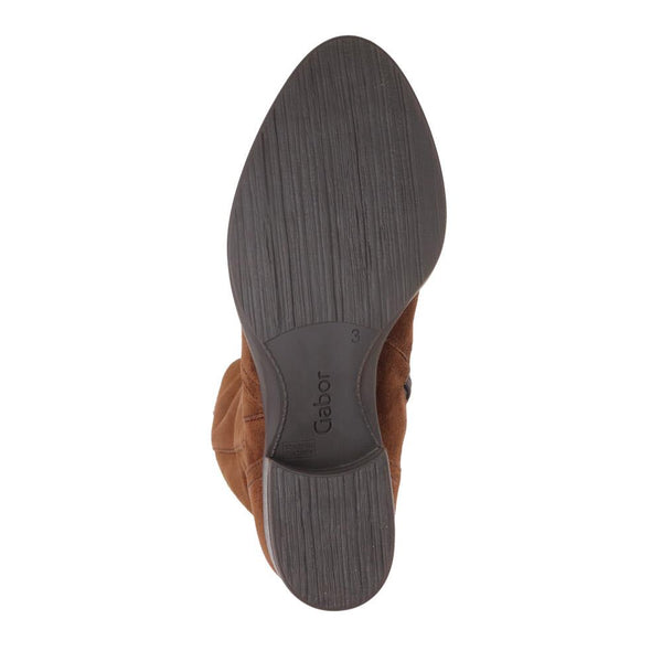 Jones Bootmaker Women's Garden Suede Long Boots - Tan Suede