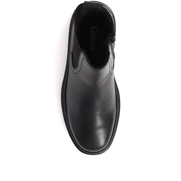 Jones Bootmaker Women's Gazania Leather Chelsea Boots - Black