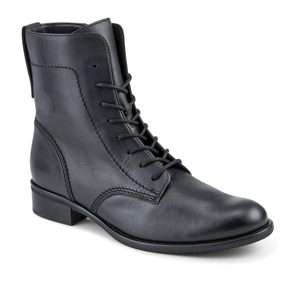 jones bootmaker Women's Gibside Gabor Leather Ankle Boots - Black