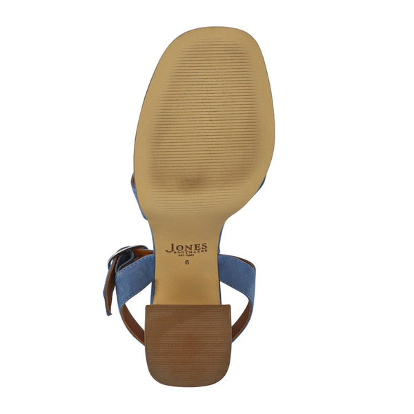Jones Bootmaker Women's Gladiola2 Leather Platform Sandals - Powder Blue