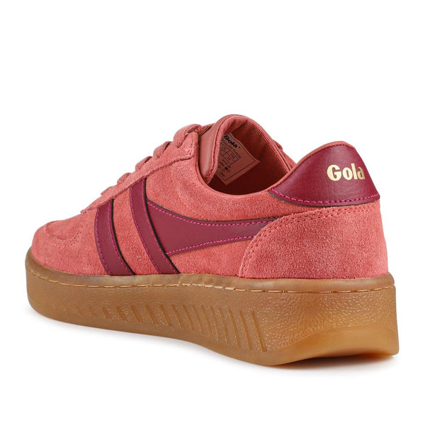 Jones Bootmaker Women's Gola Leather Trainers - Terracotta