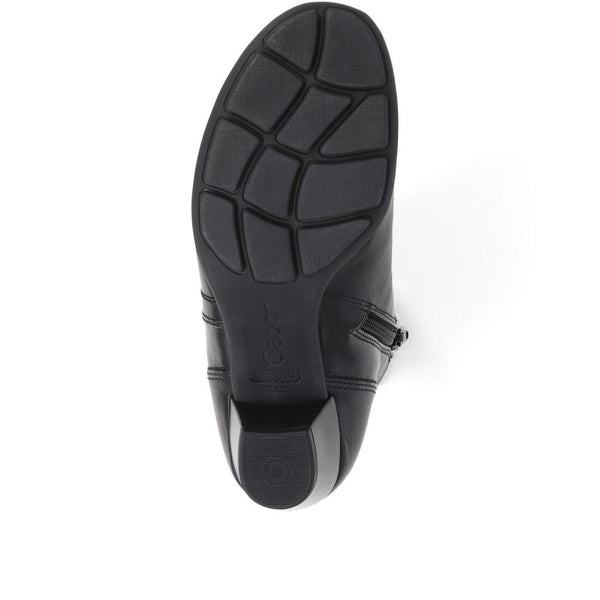 Jones Bootmaker Women's Heritage Leather Ankle Boots - Black