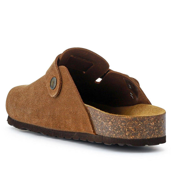 Jones Bootmaker Women's Hestina Leather Mules - Tobacco