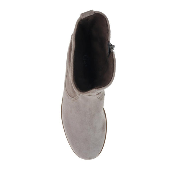 Jones Bootmaker Women's Hodie Leather Slouch Ankle Boots - Grey Suede