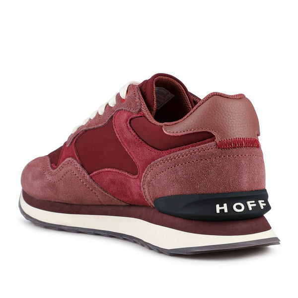 Jones Bootmaker Women's Hoff Leather Cushioned Trainers - Pink
