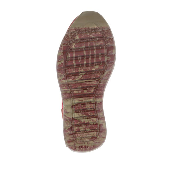 Jones Bootmaker Women's Hoff Leather Cushioned Trainers - Pink