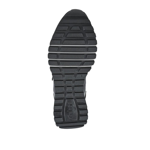 Jones Bootmaker Women's Hollywell Gabor Leather Zip & Lace Trainers - Navy Multi