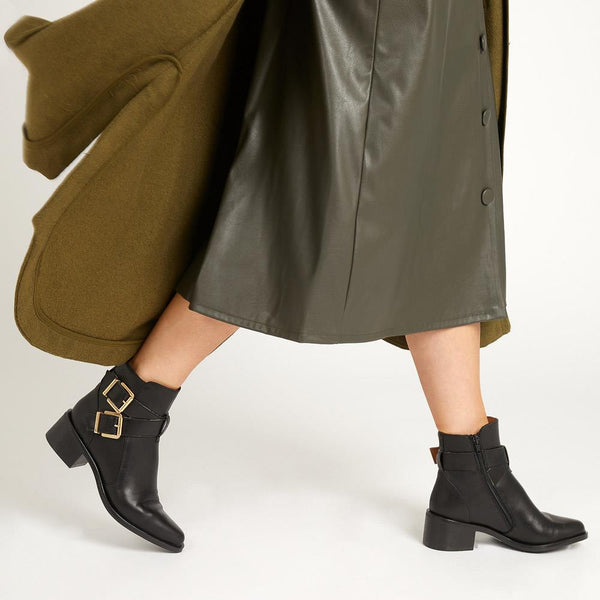 Jones Bootmaker Women's Ida Heeled Ankle Boots - Black