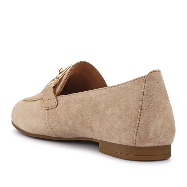 Jones Bootmaker Women's Jackie All-Leather Slip-On Moccasins - Caramel