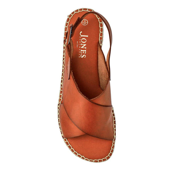 Jones Bootmaker Women's Jessa Leather Sandals - Brown