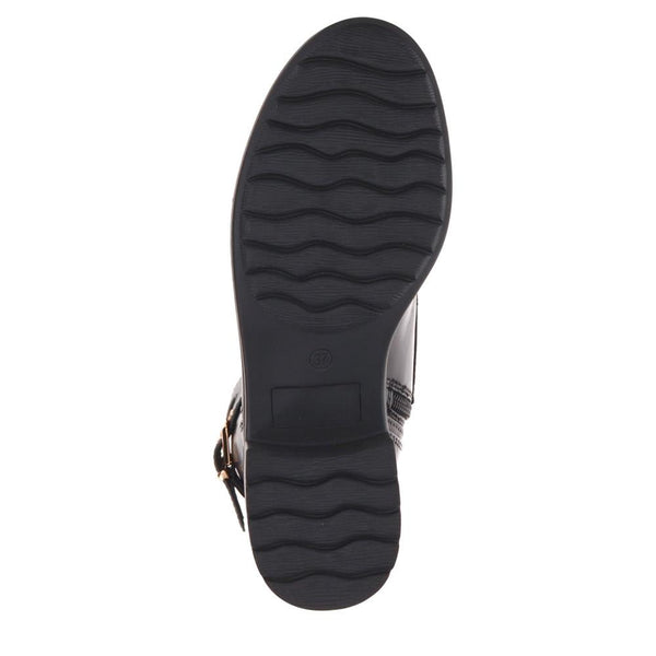 Jones Bootmaker Women's Kaffir Leather Ankle Boots - Black