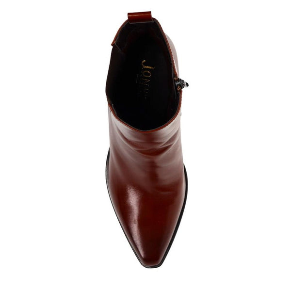 Jones Bootmaker Women's Kalamata Heeled Ankle Boots - Brown