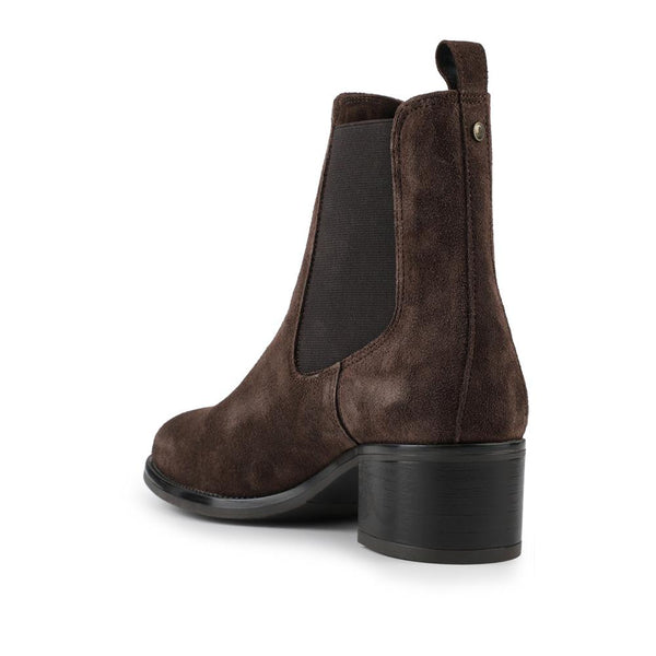 Jones Bootmaker Women's Karlee Leather Slip-In Ankle Boots - Brown