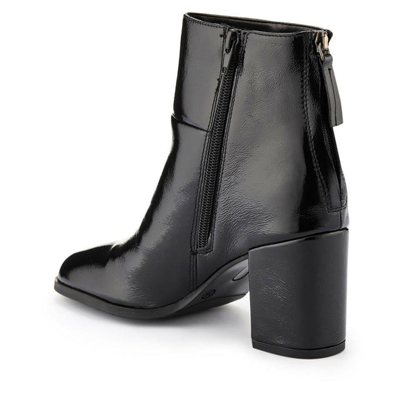 Jones Bootmaker Women's Karlia Leather Ankle Boots - Black Patent