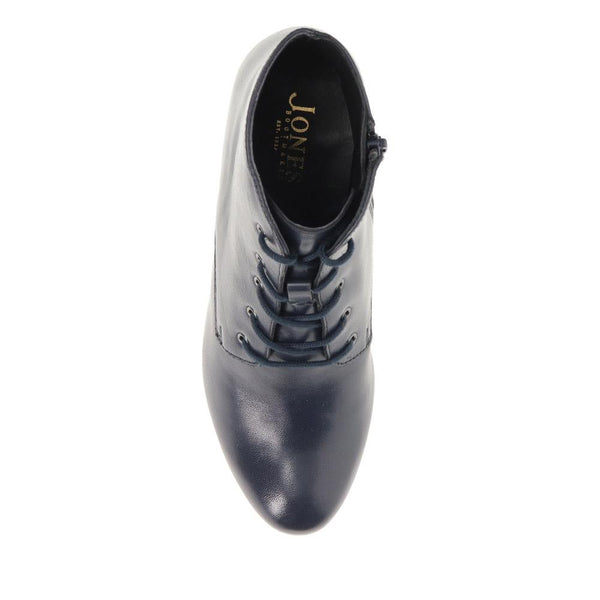 Jones Bootmaker Women's Karri Leather Ankle Boots - Navy