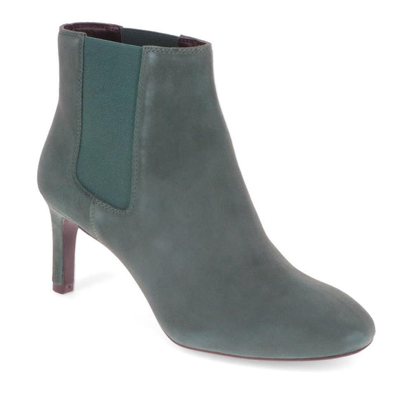 jones bootmaker Women's Katelyn Leather Ankle Boots - Green