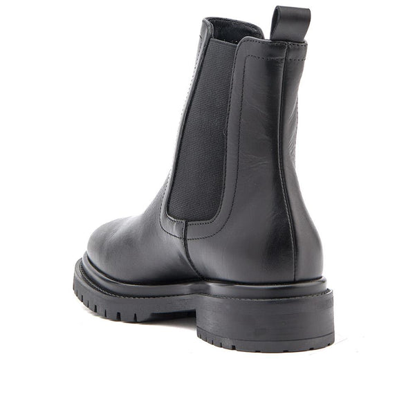 Jones Bootmaker Women's Kefalonia Leather Chelsea Boots - Black