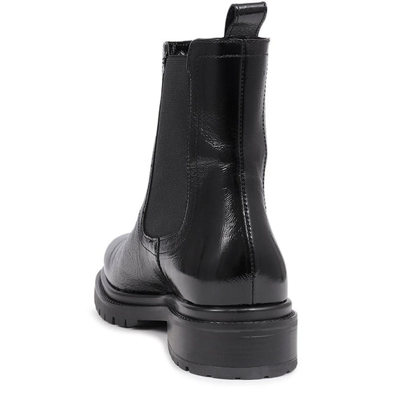 Jones Bootmaker Women's Kefalonia Leather Chelsea Boots - Black Patent