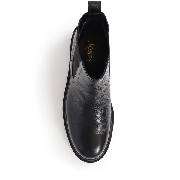 Jones Bootmaker Women's Kefalonia Leather Chelsea Boots - Black Patent