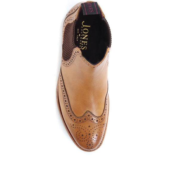 Jones Bootmaker Women's Kenia Goodyear Welted Leather Chelsea Boots - Tan