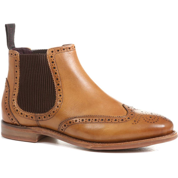 jones bootmaker Women's Kenia Goodyear Welted Leather Chelsea Boots - Tan