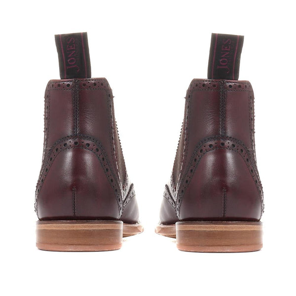 Jones Bootmaker Women's Kenia Goodyear Welted Leather Chelsea Boots - Plum