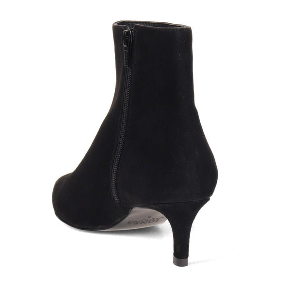 Jones Bootmaker Women's Kezia Stiletto-Heeled Ankle Boots - Black Suede