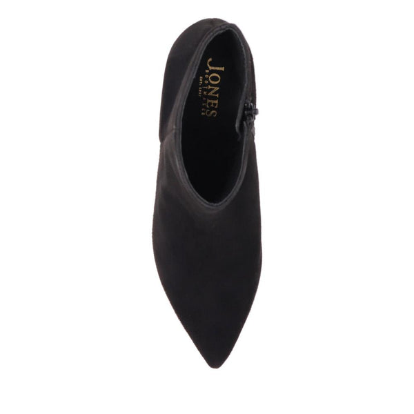 Jones Bootmaker Women's Kezia Stiletto-Heeled Ankle Boots - Black Suede