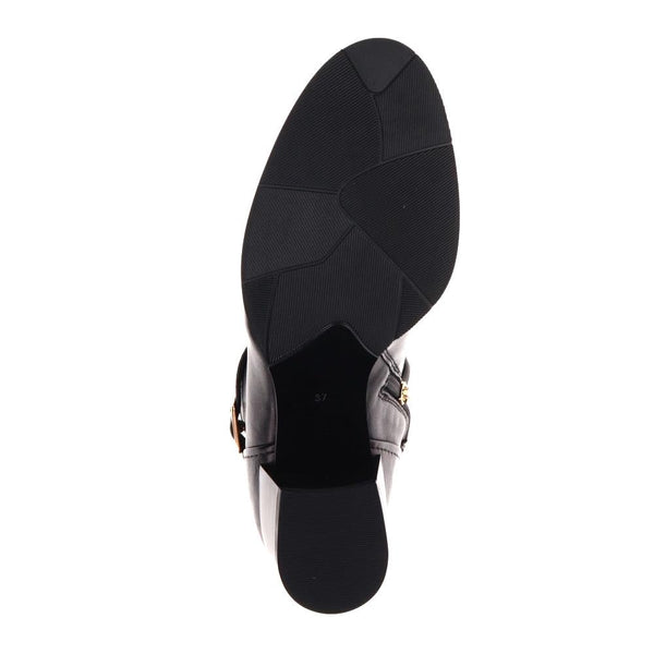 Jones Bootmaker Women's Kyndall Heeled Leather Boots - Black