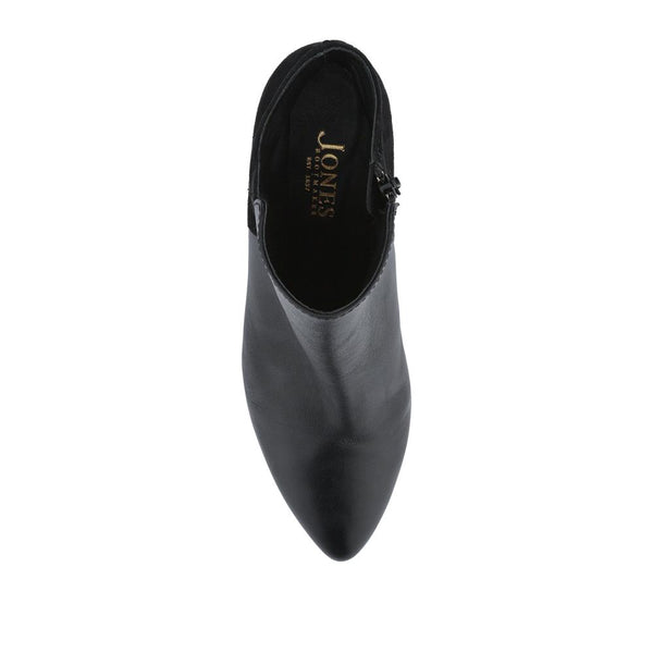 Jones Bootmaker Women's Laci Smart Leather Stiletto-Heel Boots - Black