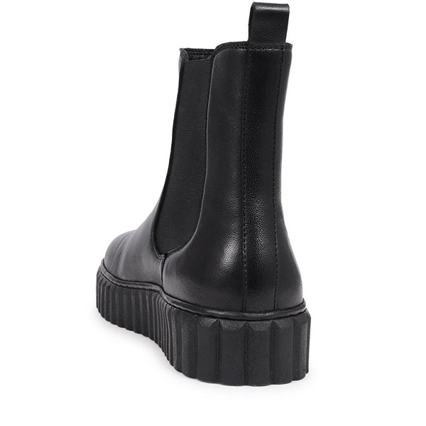 Jones Bootmaker Women's Laure Leather Chelsea Boots - Black