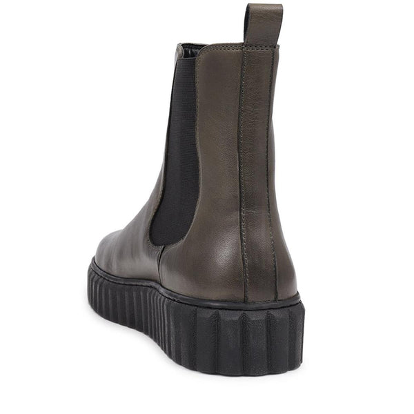 Jones Bootmaker Women's Laure Leather Chelsea Boots - Olive