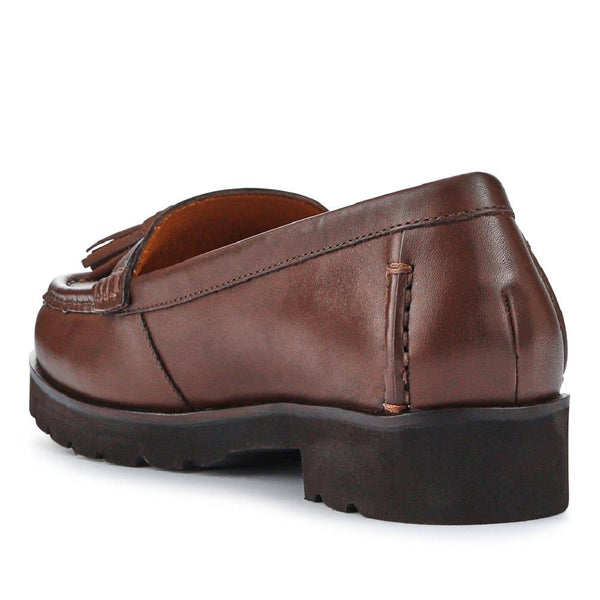 Jones Bootmaker Women's Leather Casual Slip-On Shoes - Brown