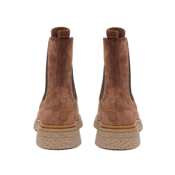 Jones Bootmaker Women's Leather Chelsea Boots - Brown Suede