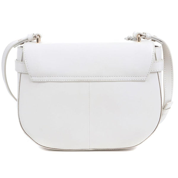 Jones Bootmaker Women's Leather Saddle Bag - Off White