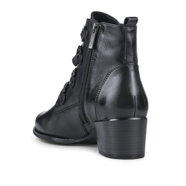 Jones Bootmaker Women's Legacy Leather Ankle Boots - Black