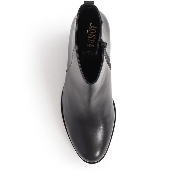 Jones Bootmaker Women's Leianna Heeled Ankle Boots - Black