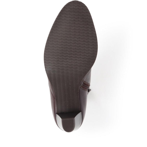 Jones Bootmaker Women's Leianna Heeled Ankle Boots - Brown