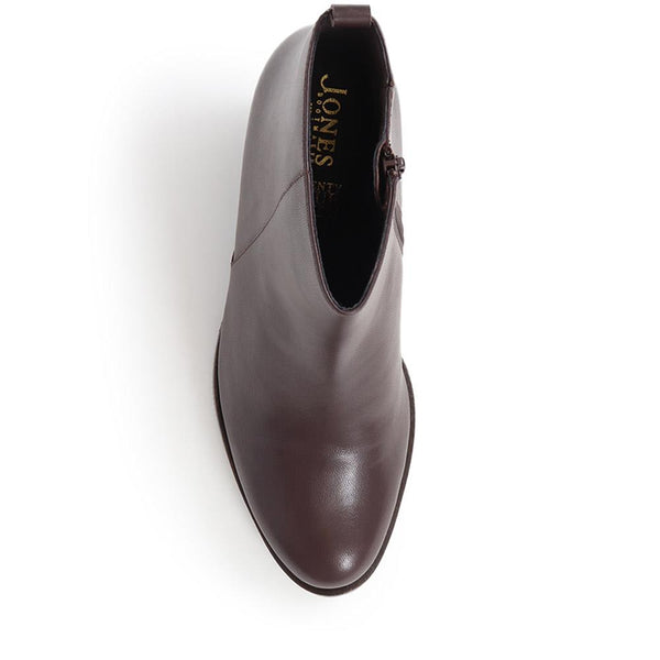 Jones Bootmaker Women's Leianna Heeled Ankle Boots - Brown