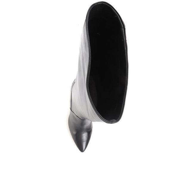 Jones Bootmaker Women's Leilani Knee High Stiletto Boots - Black