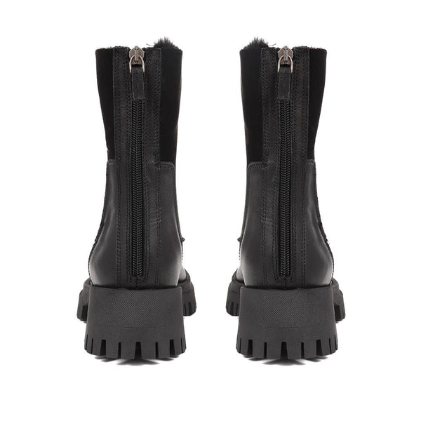 Jones Bootmaker Women's Leonarda Heeled Ankle Boots - Black