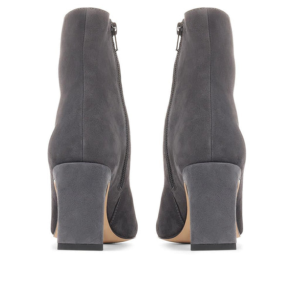 Jones Bootmaker Women's Letty Heeled Ankle Boots - Grey