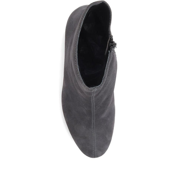 Jones Bootmaker Women's Letty Heeled Ankle Boots - Grey